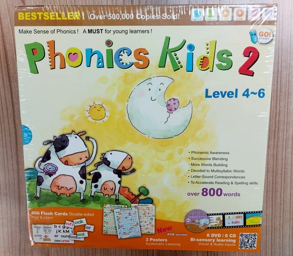 Phonics Kids Level 4~6 ( 6 Books+ 6 DVD + 6 CD)