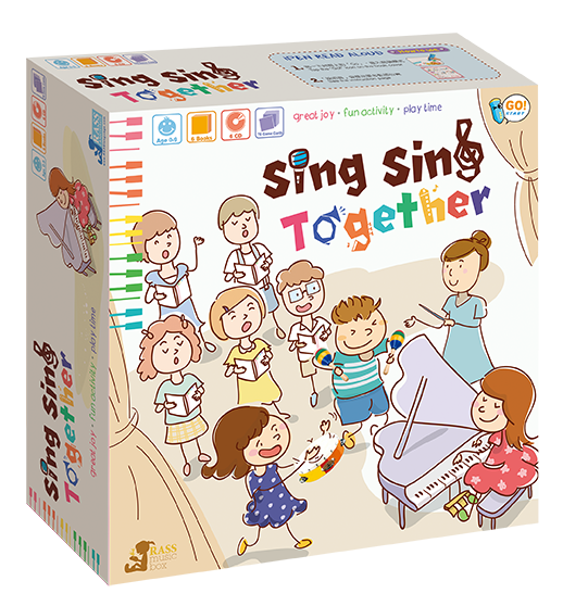 RASS LANGUAGE - Sing Sing Together ( 6 Books 6 CD 78 game cards